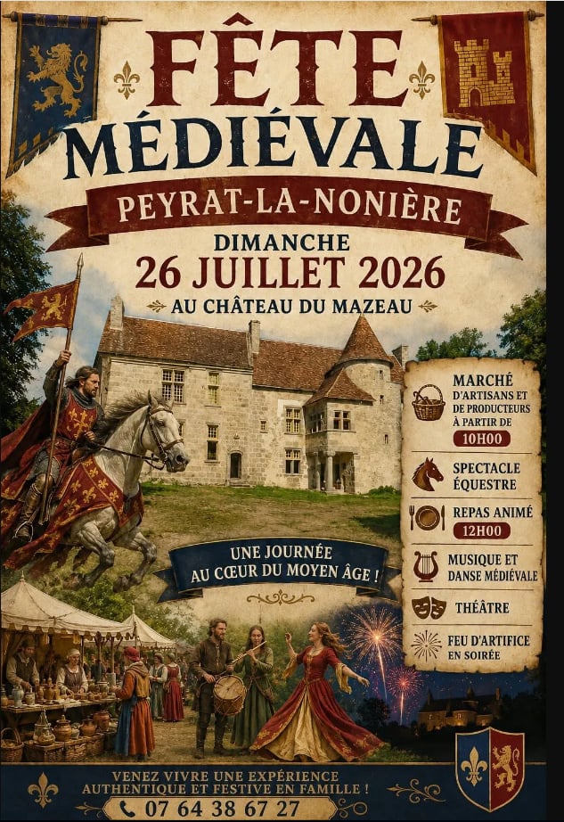 Fête Médiévale au Château du Mazeau