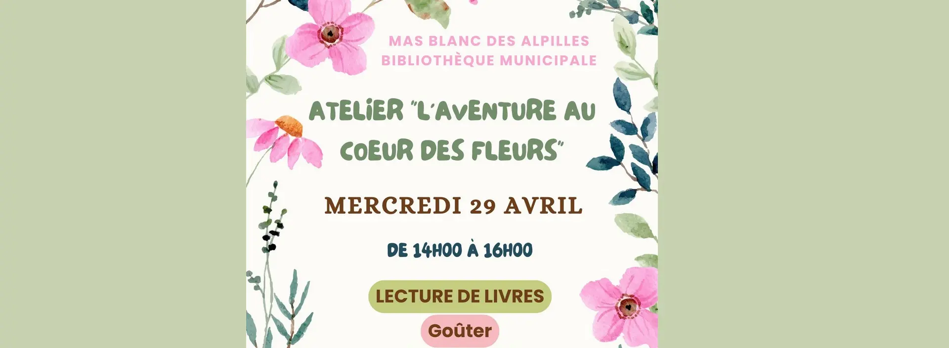 Atelier lecture des livres - Bibliothèque Municipale