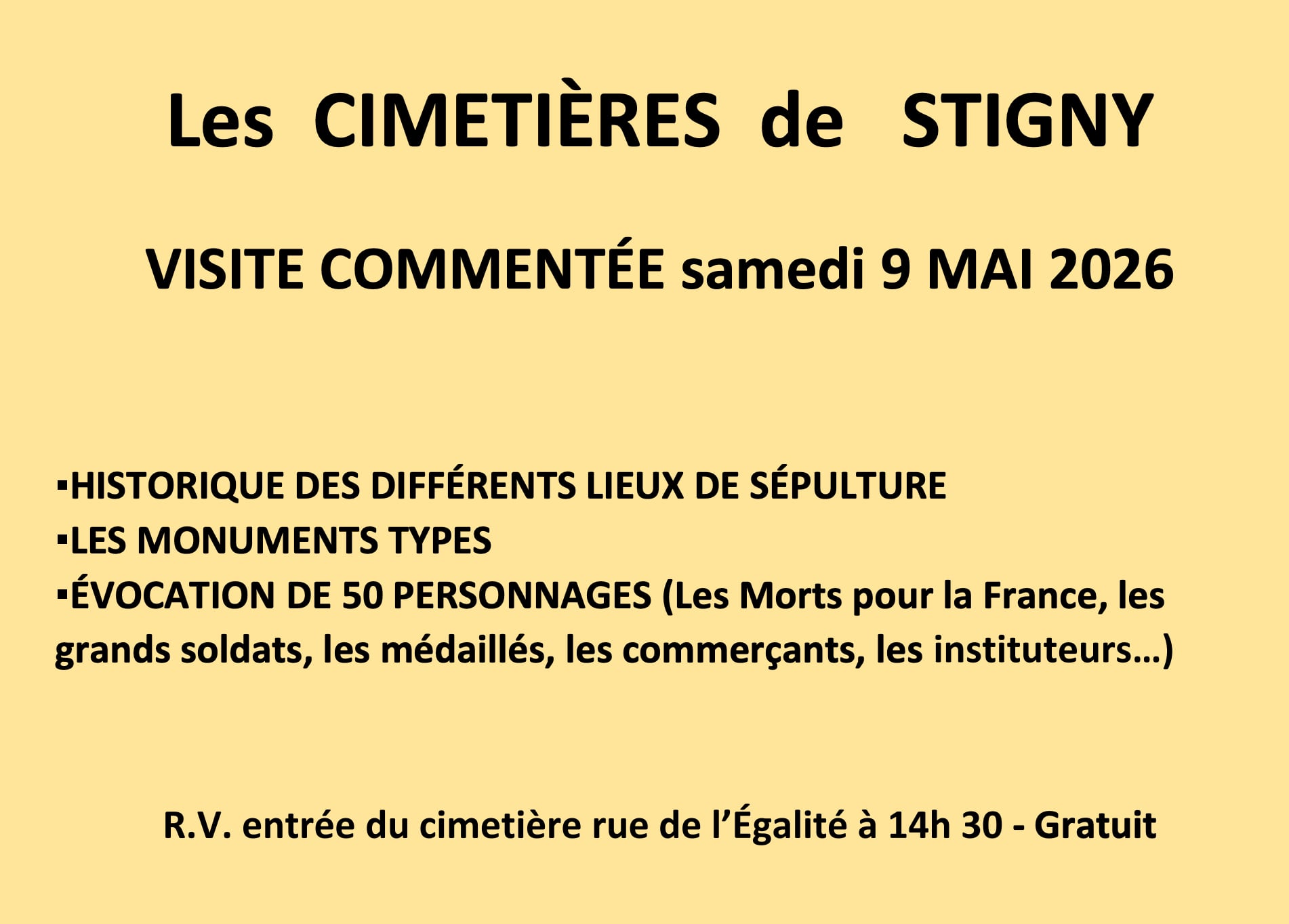 Printemps des cimetières