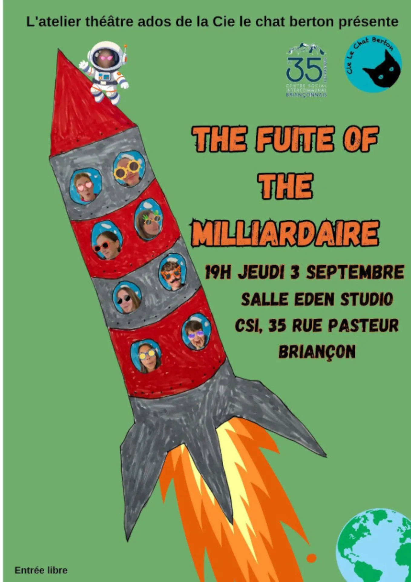 Spectacle théâtre ados