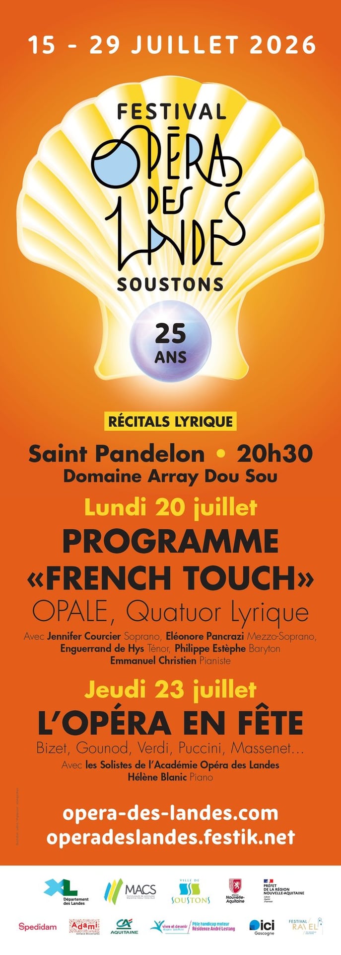 Concert Opéra des Landes : "Programme French Touch"