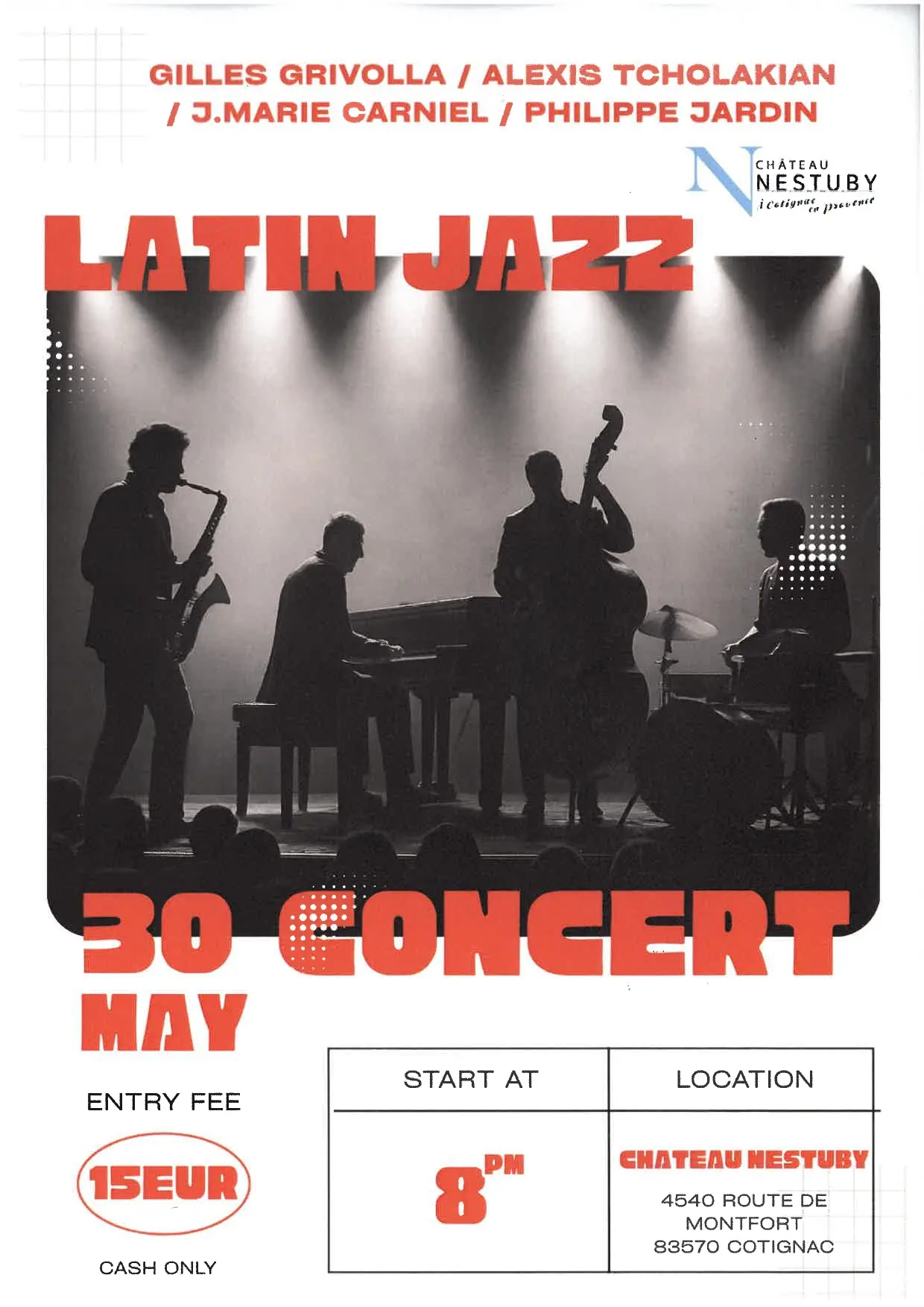 Concert : Latin jazz - musique jazz