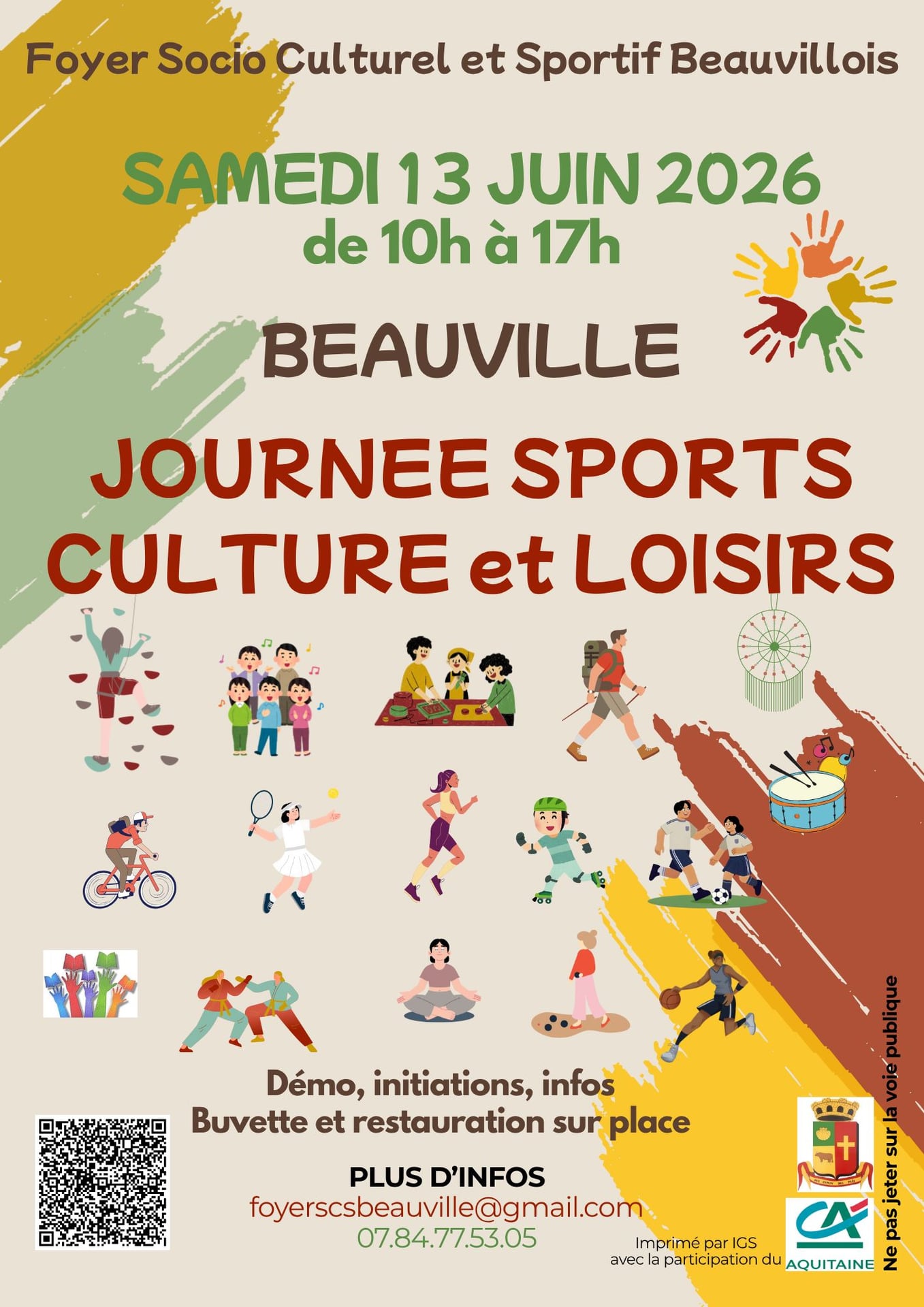 Journée sports, culture et loisirs