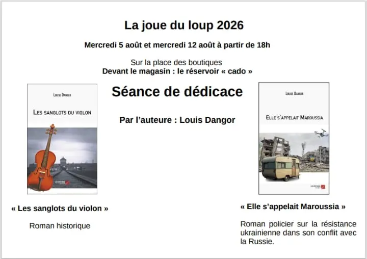 Séance de dédicace avec Louis Dangor à Réservoir Cado