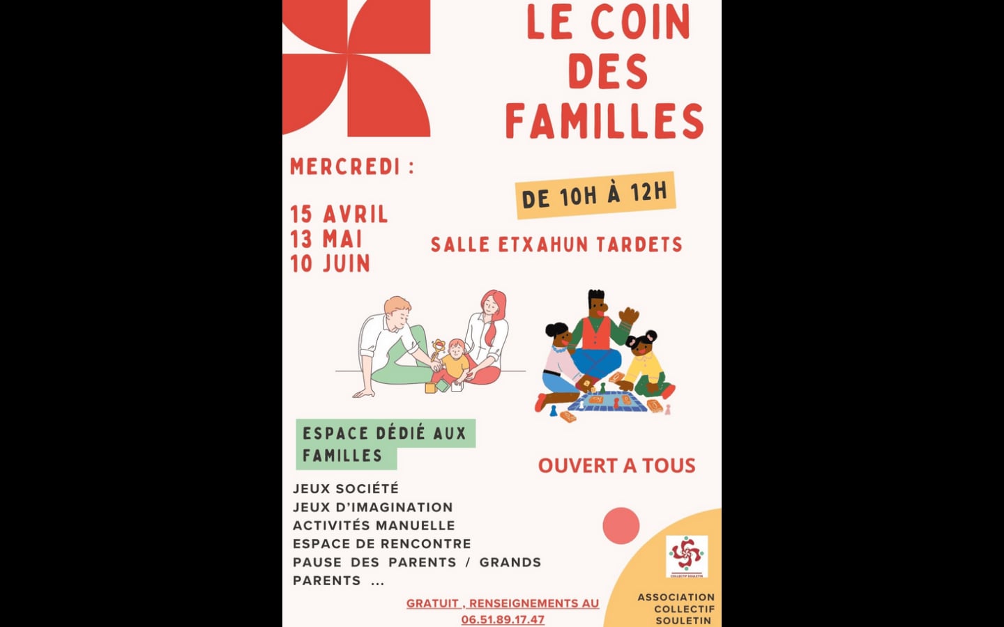 Le coin des familles
