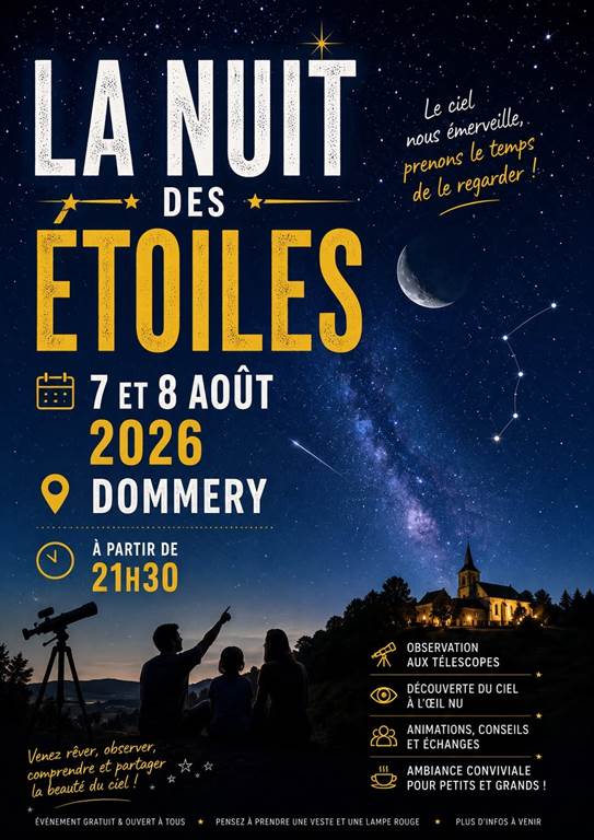 La nuit des étoiles - Dommery