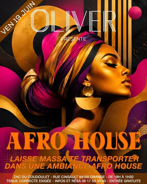 Soirée Afro House à l’Oliver