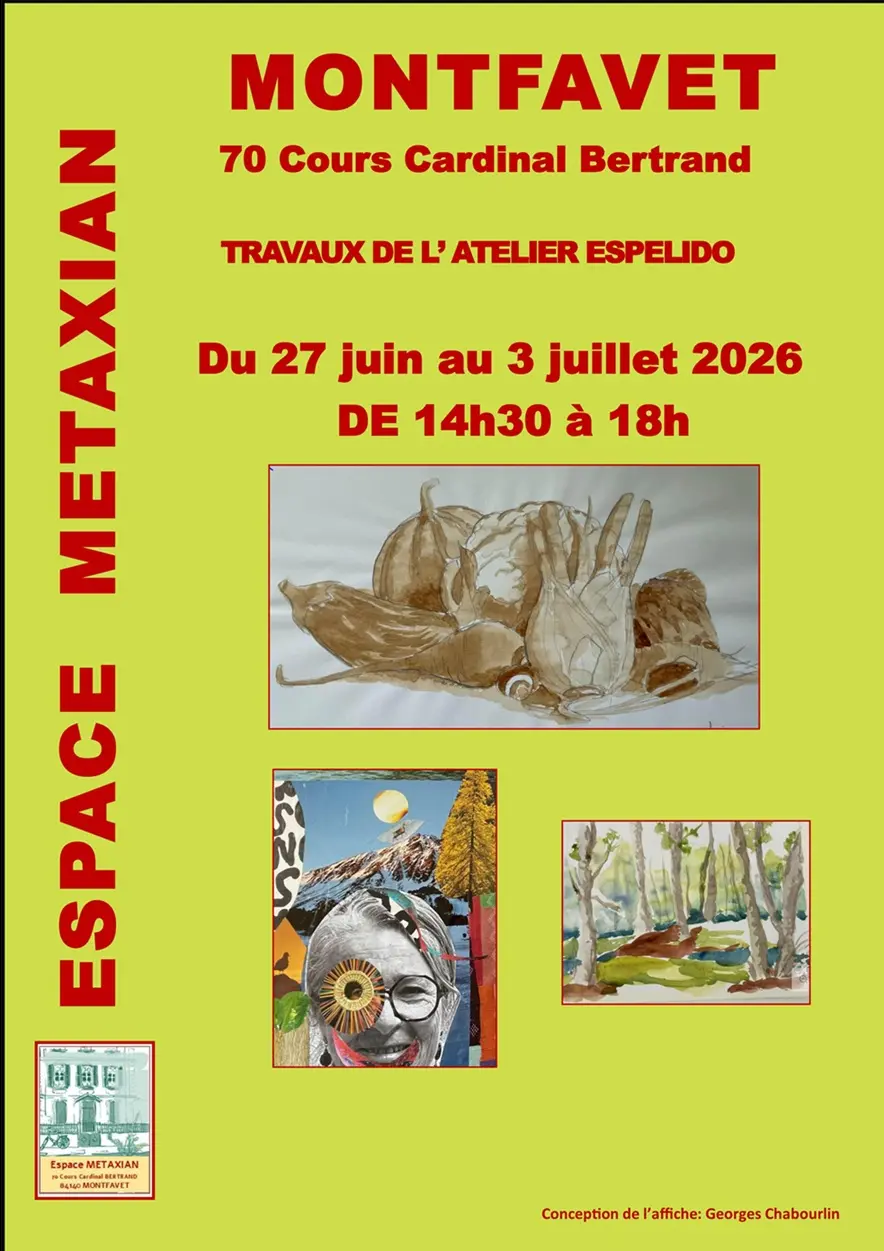 Exposition des travaux de l'atelier Espélido