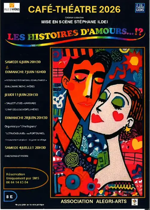 Café théatre : les histoires d'amours...!?