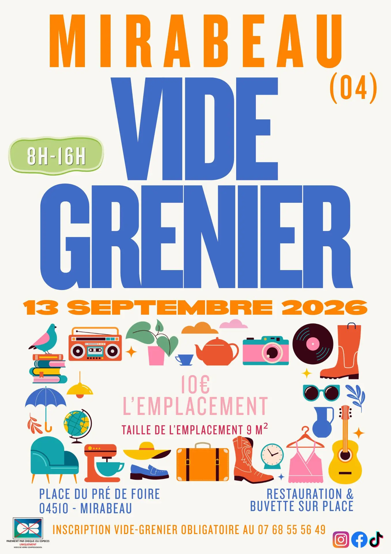 Vide-Grenier à Mirabeau