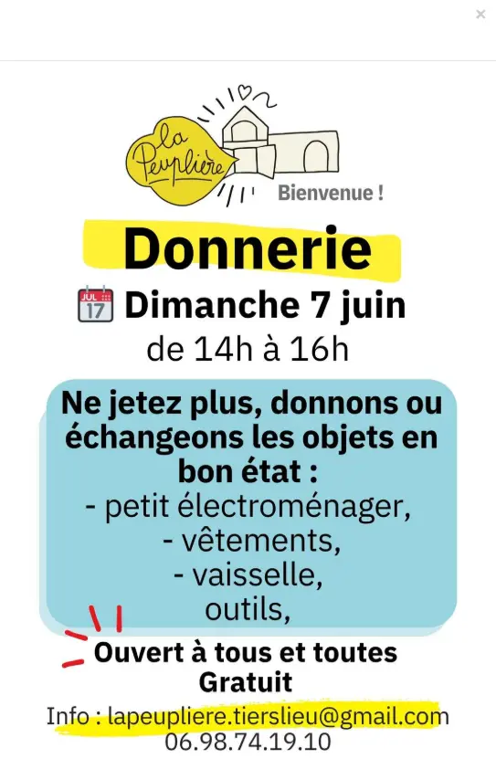 Brocante : Donnerie