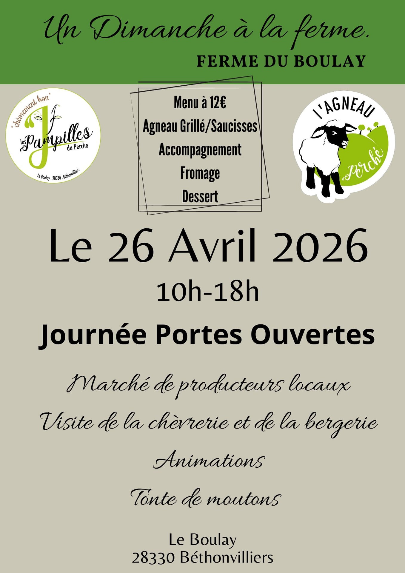 Journée portes ouvertes à la chèvrerie et bergerie