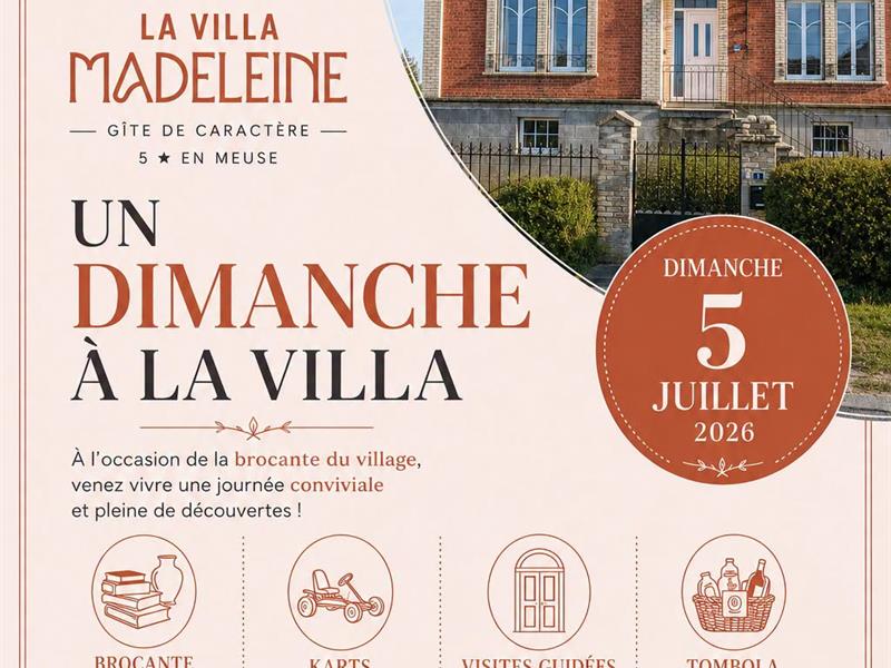 Un dimanche à la villa - visite et brocante