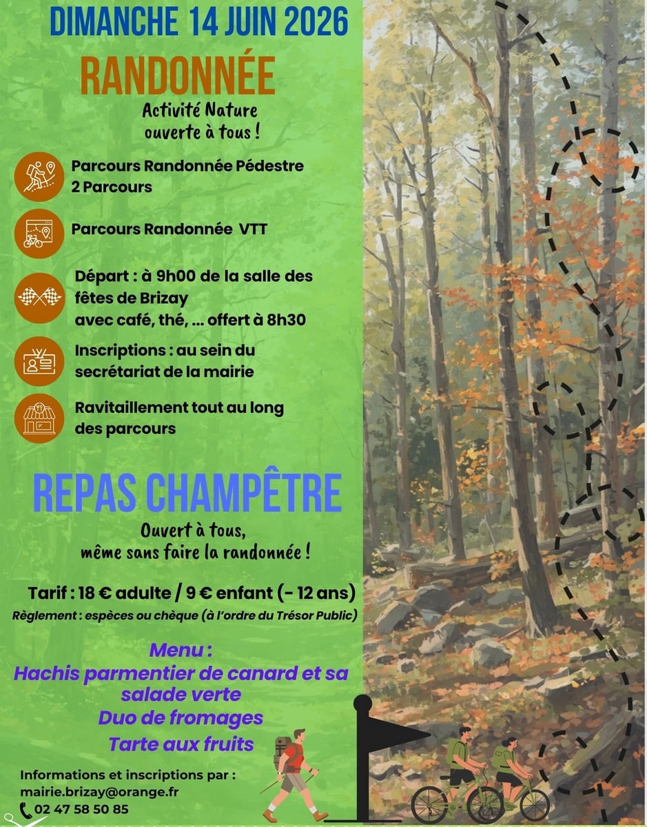 Randonnées pédestres et VTT
