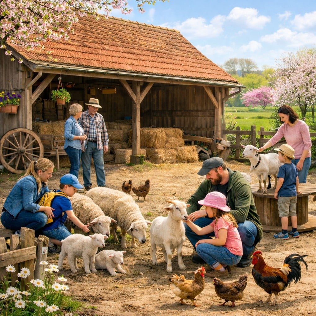 De ferme en ferme : visite de la ferme de la Place