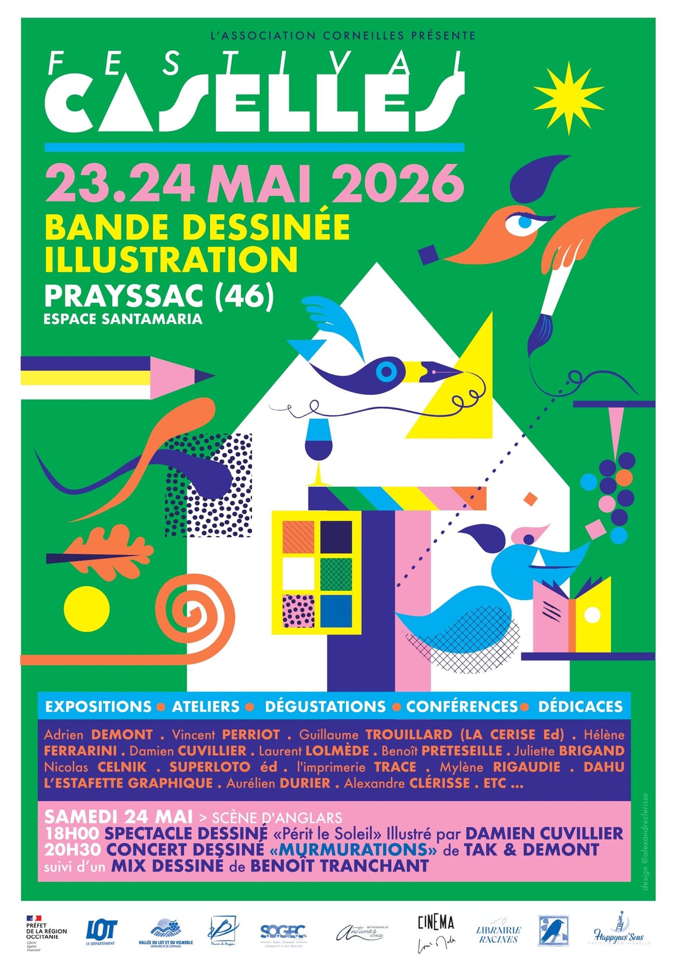 Festival Caselles : Spectacles à la scène d'Anglars