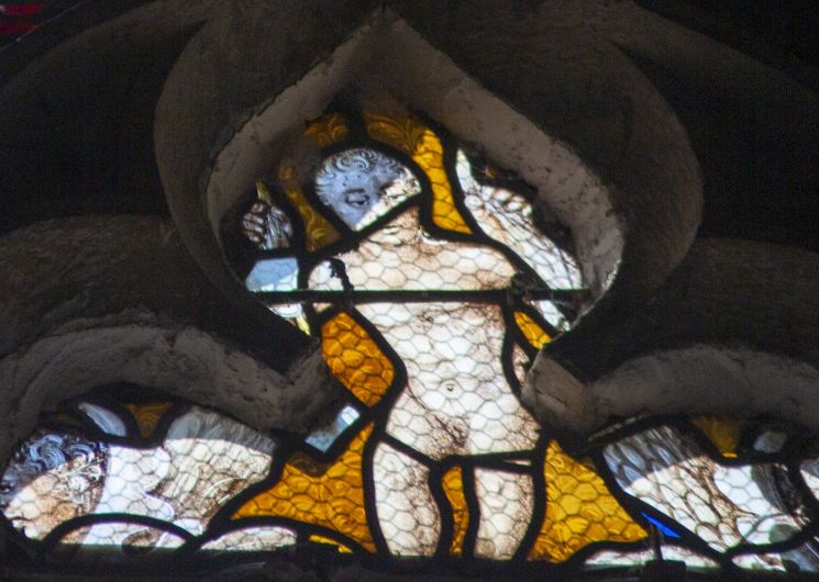 Les vitraux de l’église de Camon: visite à deux voix