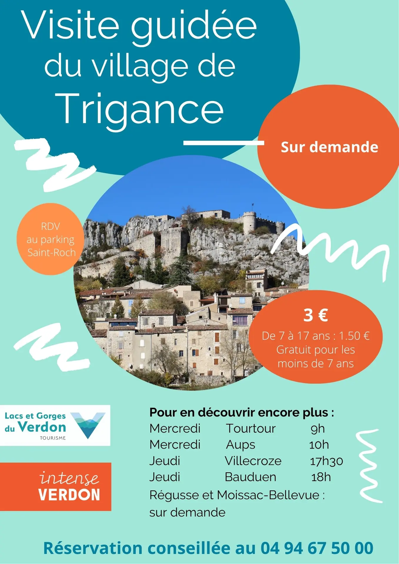 Visites guidées du village de Trigance