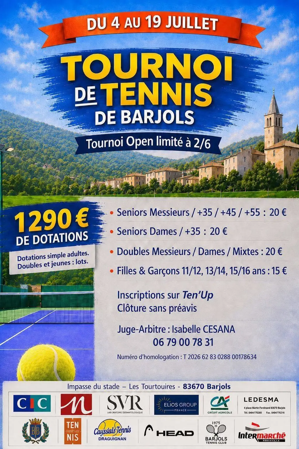 Tournois de tennis : compétition et repas
