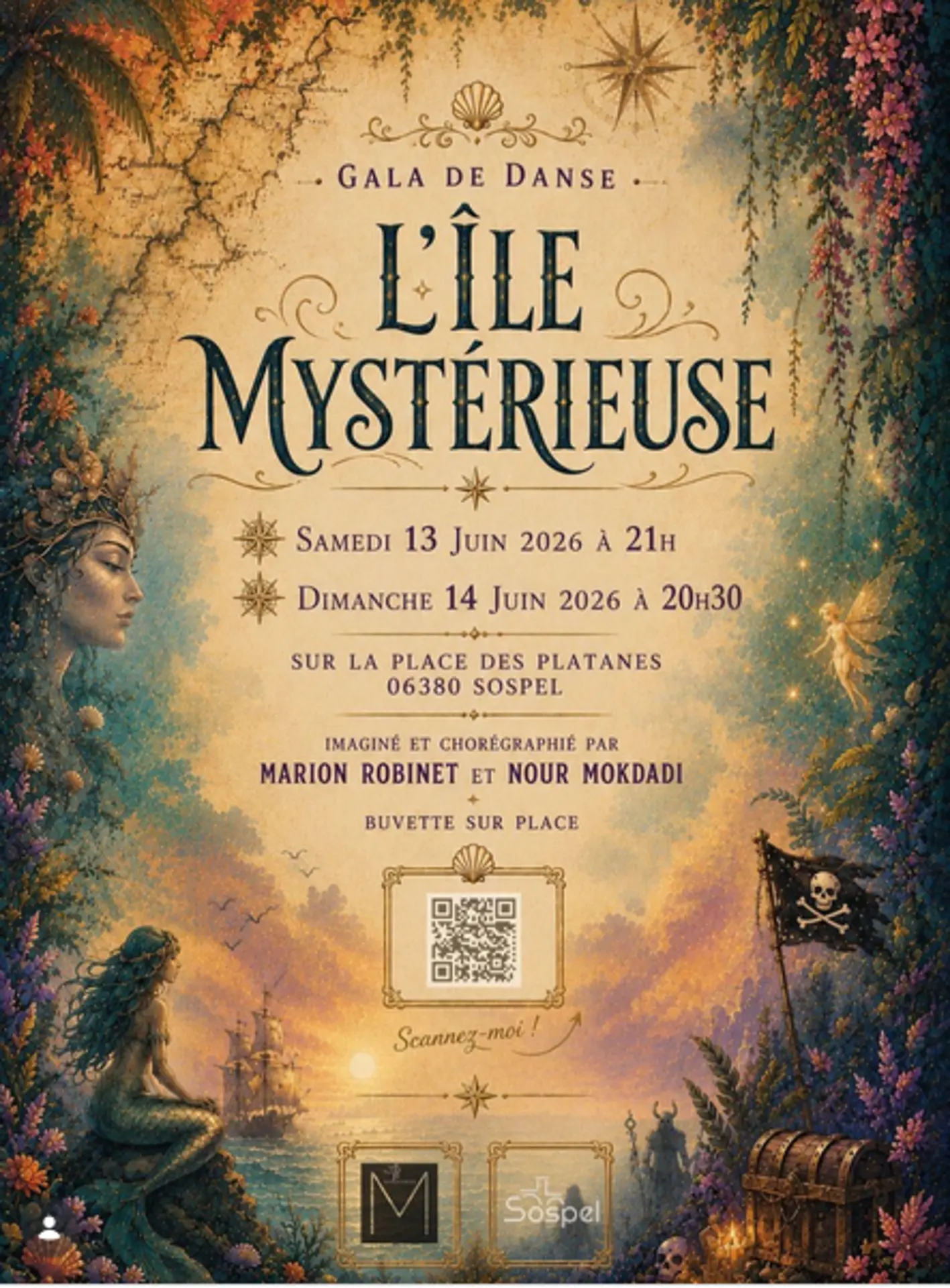 Spectacle de danse : "L'île mystérieuse"
