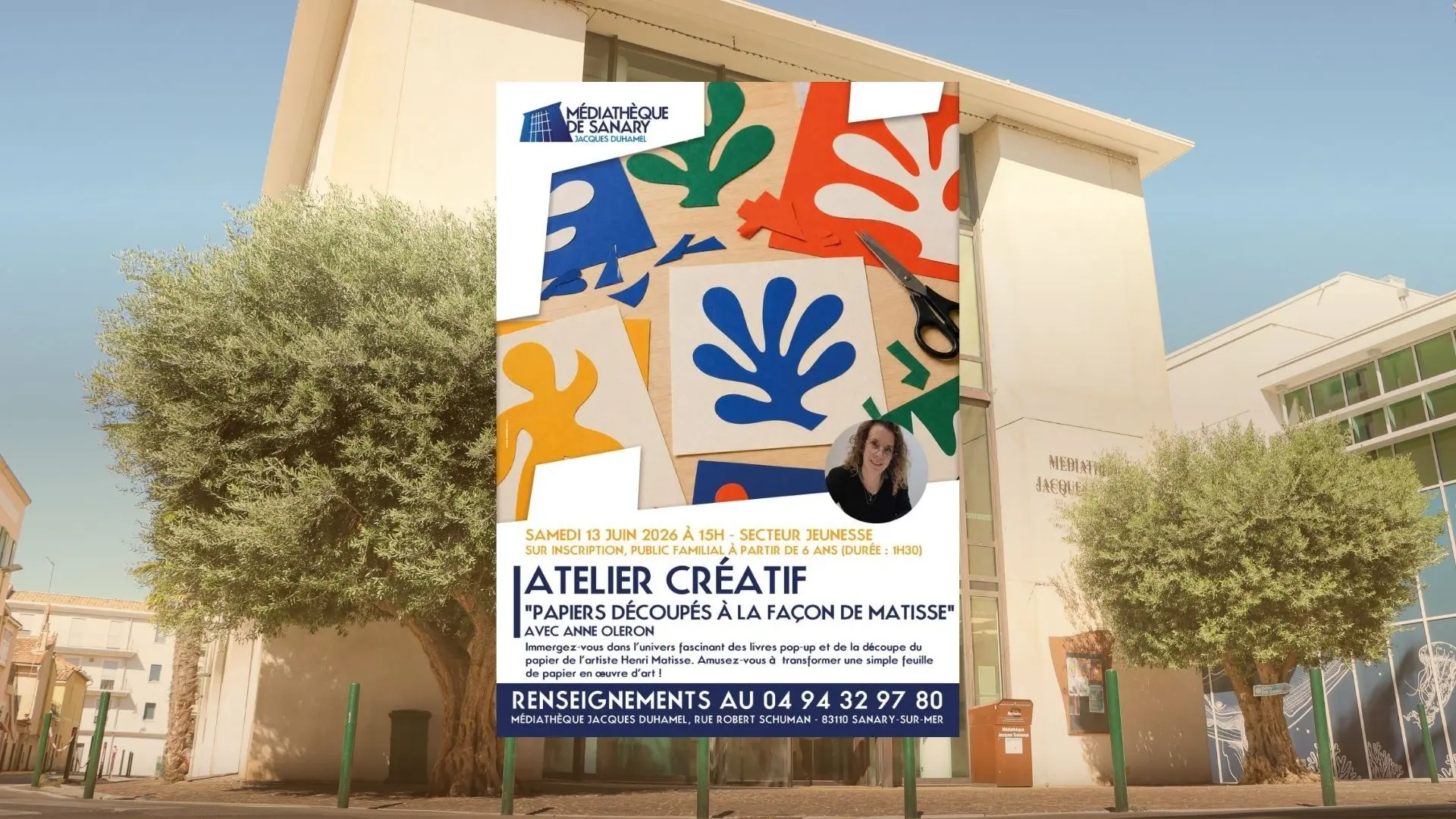 Atelier créatif : "Papiers découpés à la façon de Matisse"