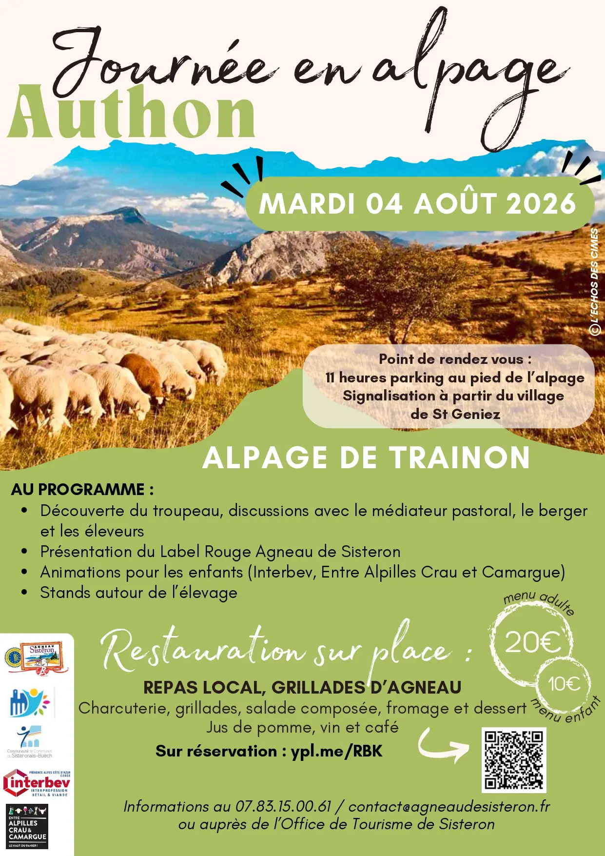 Journée en alpage