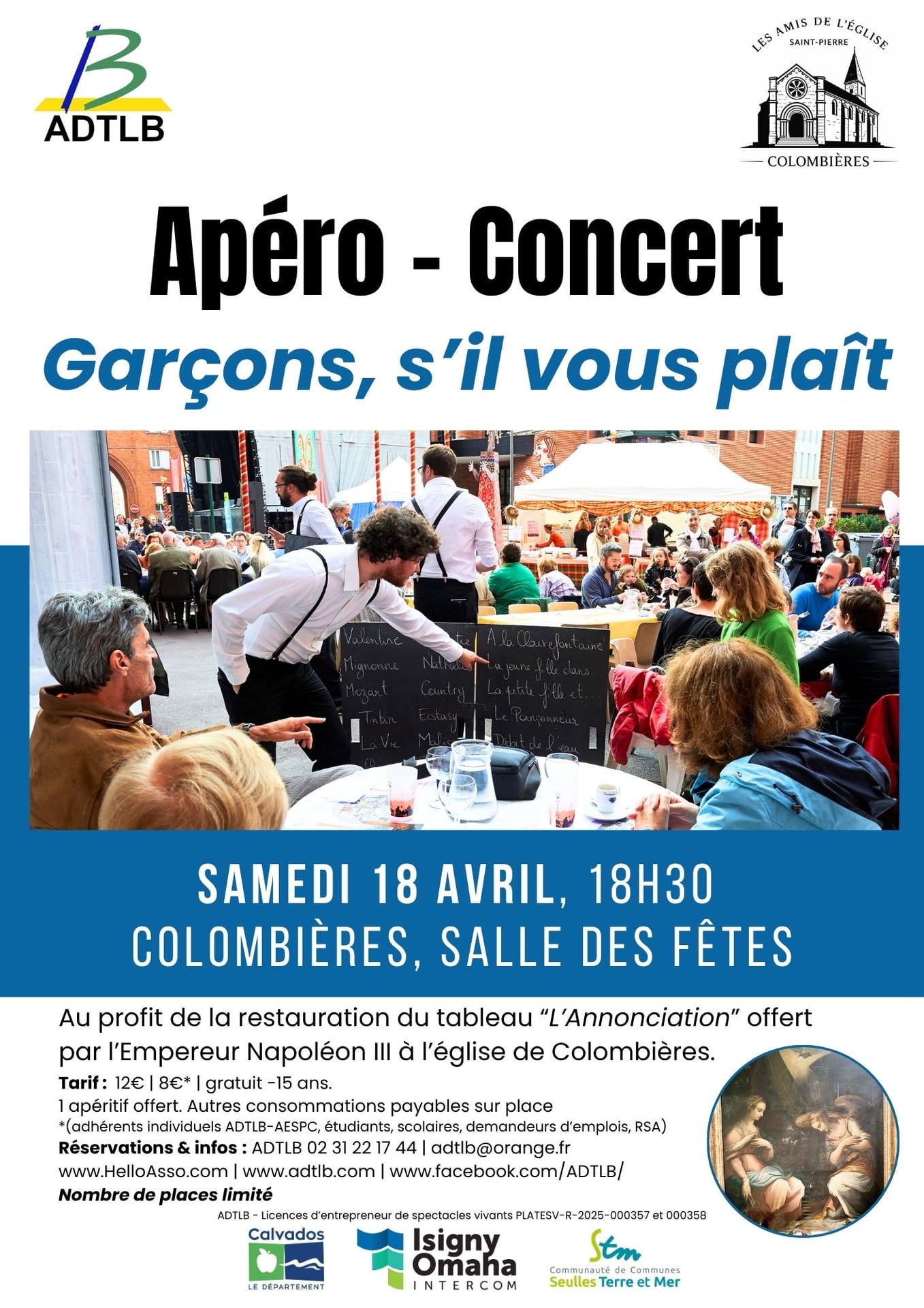 Apéro-concert avec le groupe GARÇONS S’IL VOUS PLAIT !
