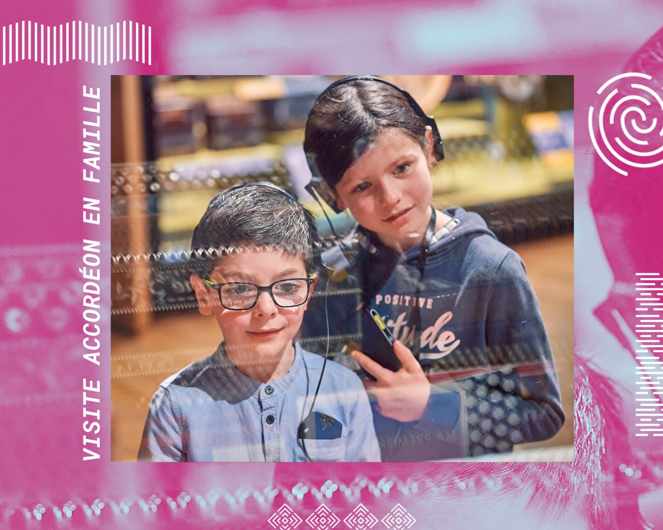 Cité de l'Accordéons et des Patrimoines  :  Visite en famille - L'accordéon en famille