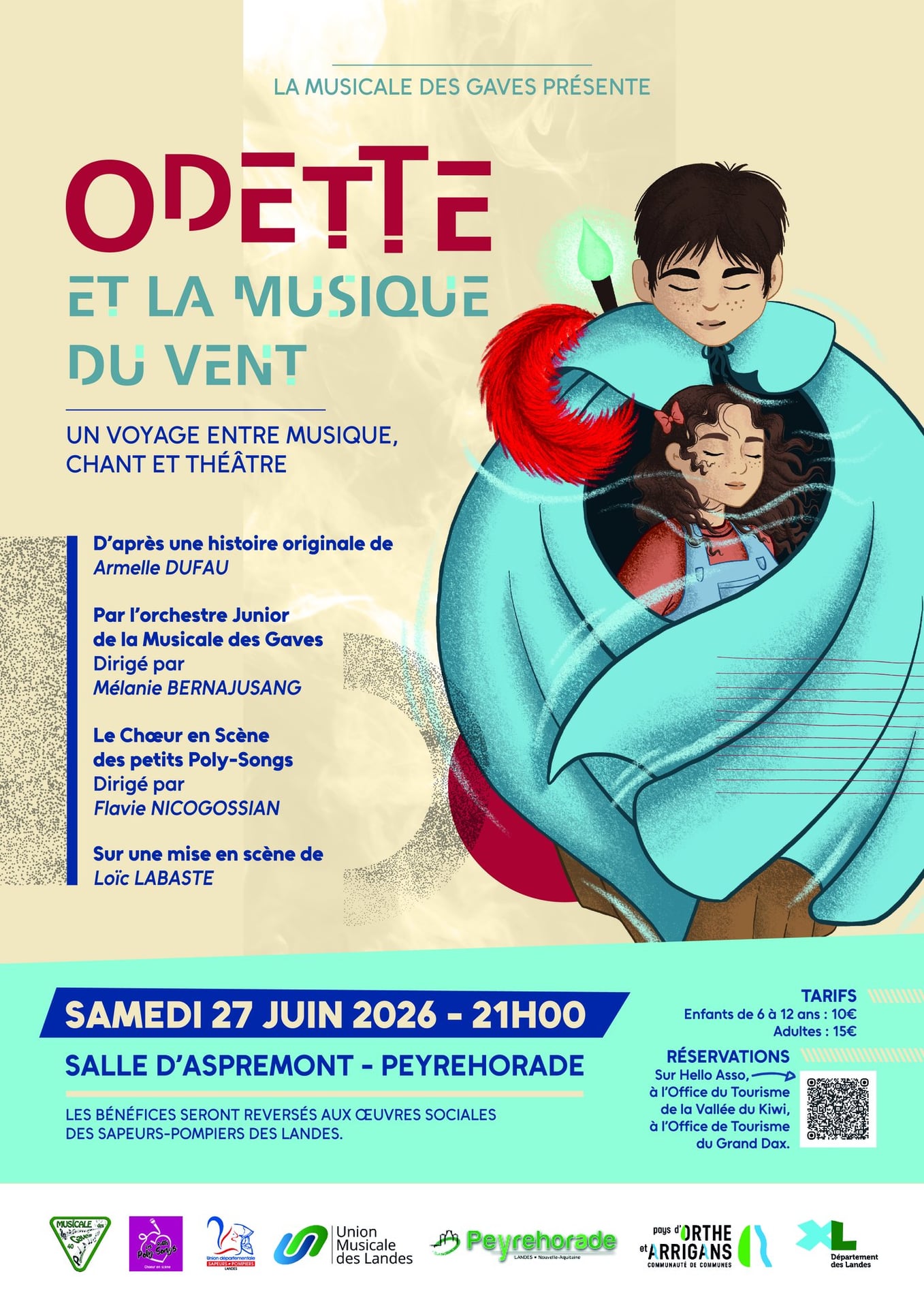 Odette et la musique du vent