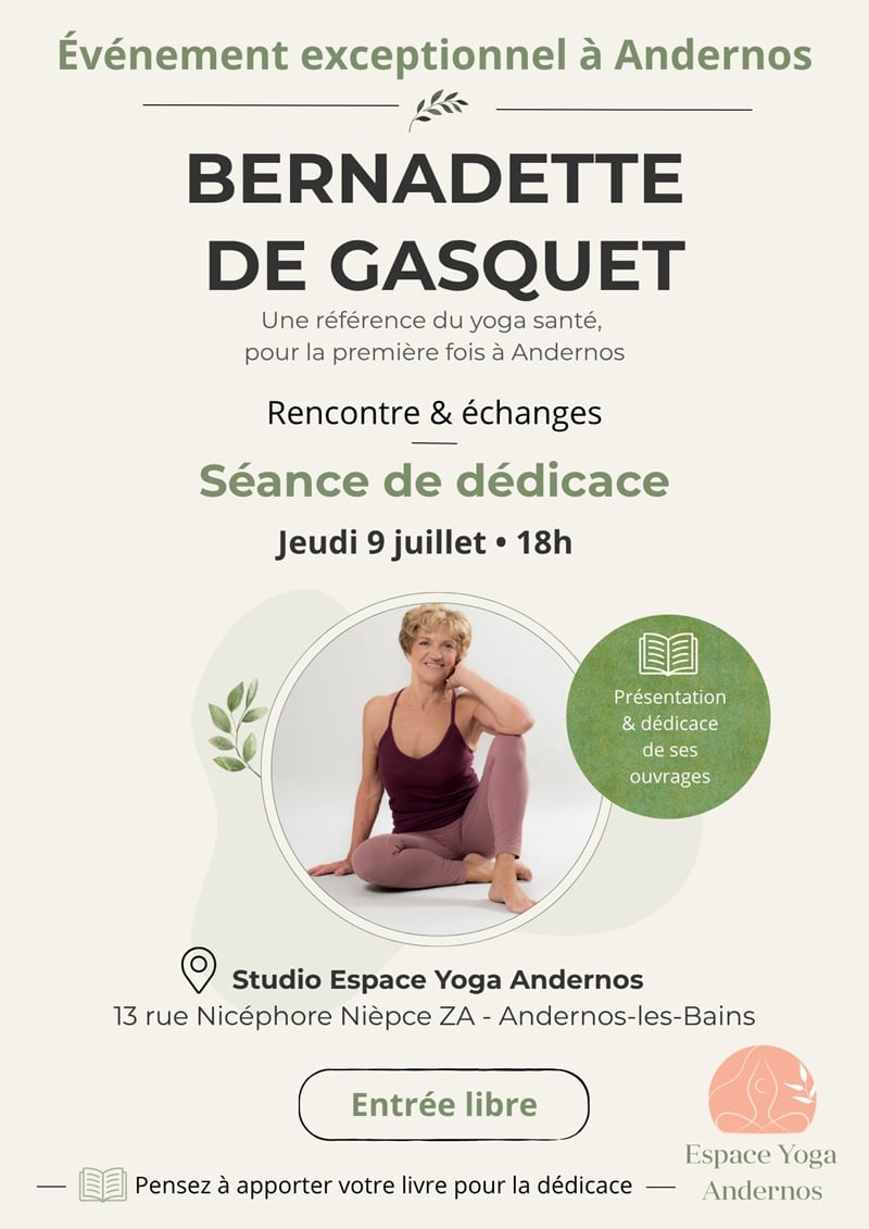 Séance dédicace avec Bernadette de Gasquet