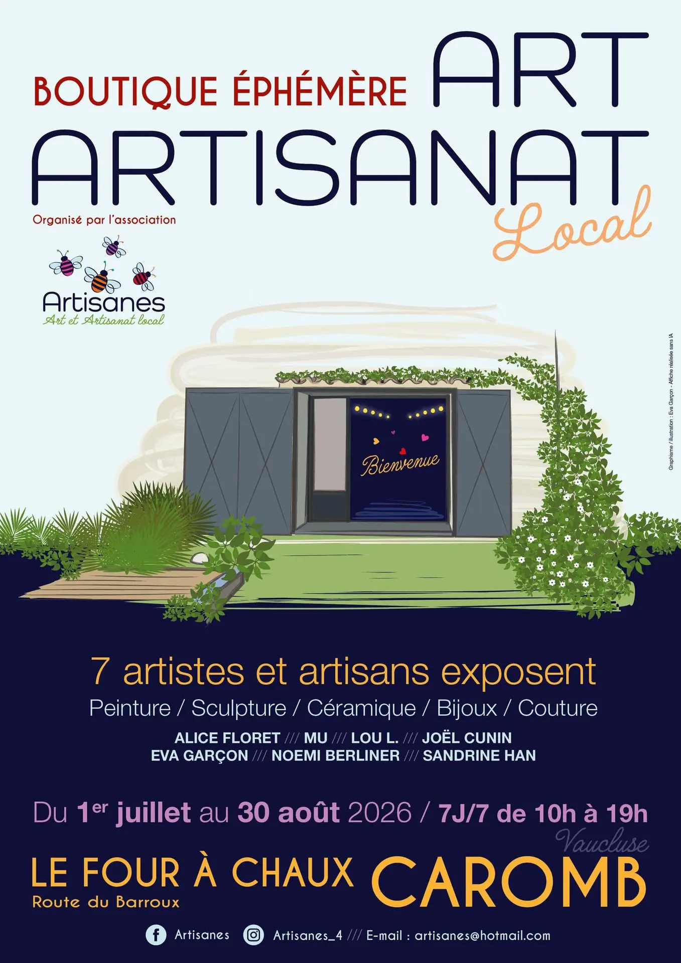 Boutique éphémère : Art et Artisanat