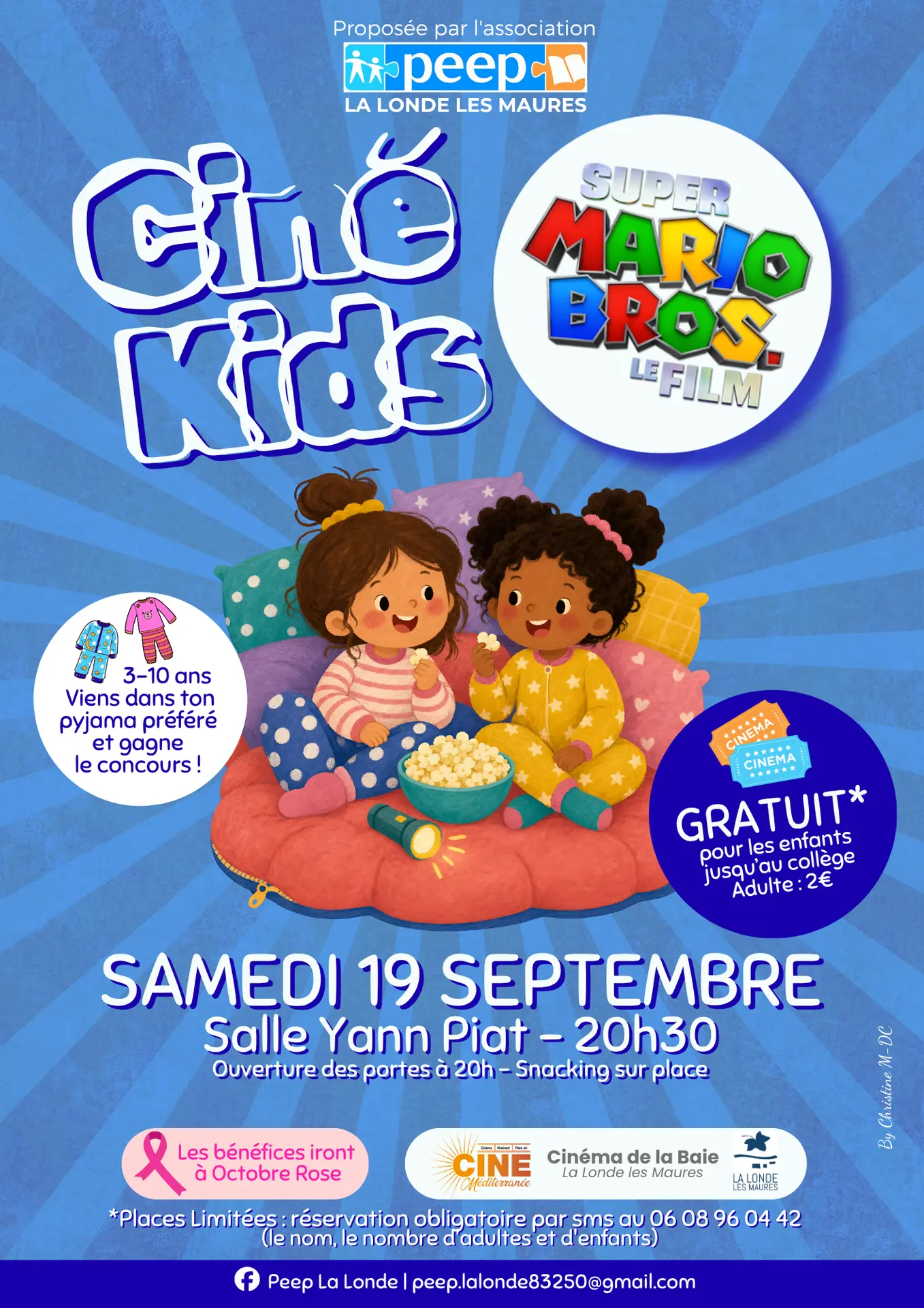 Ciné Kids "Super Mario Bros le film" par la PEEP