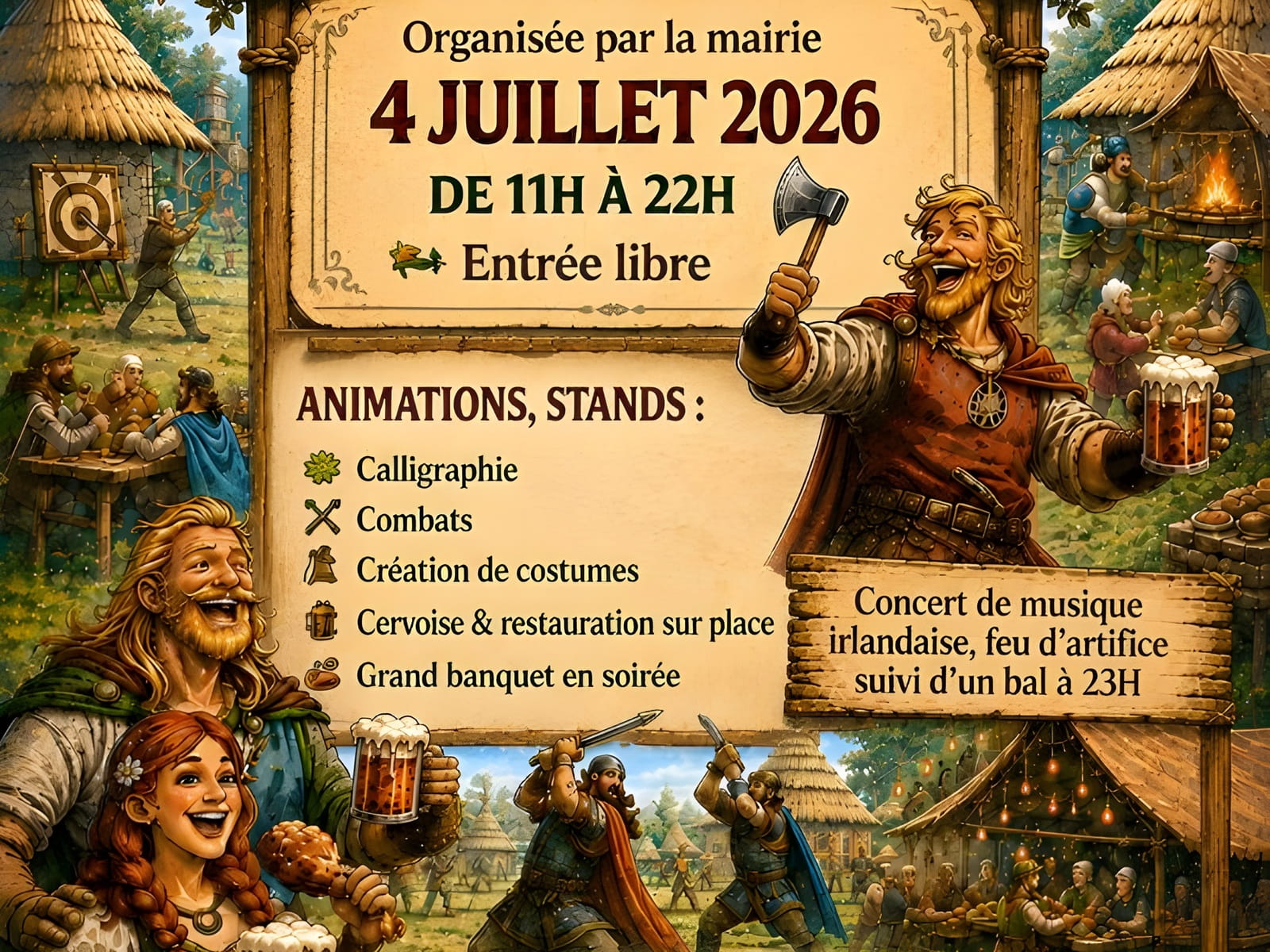 Vive l'été au village gaulois !