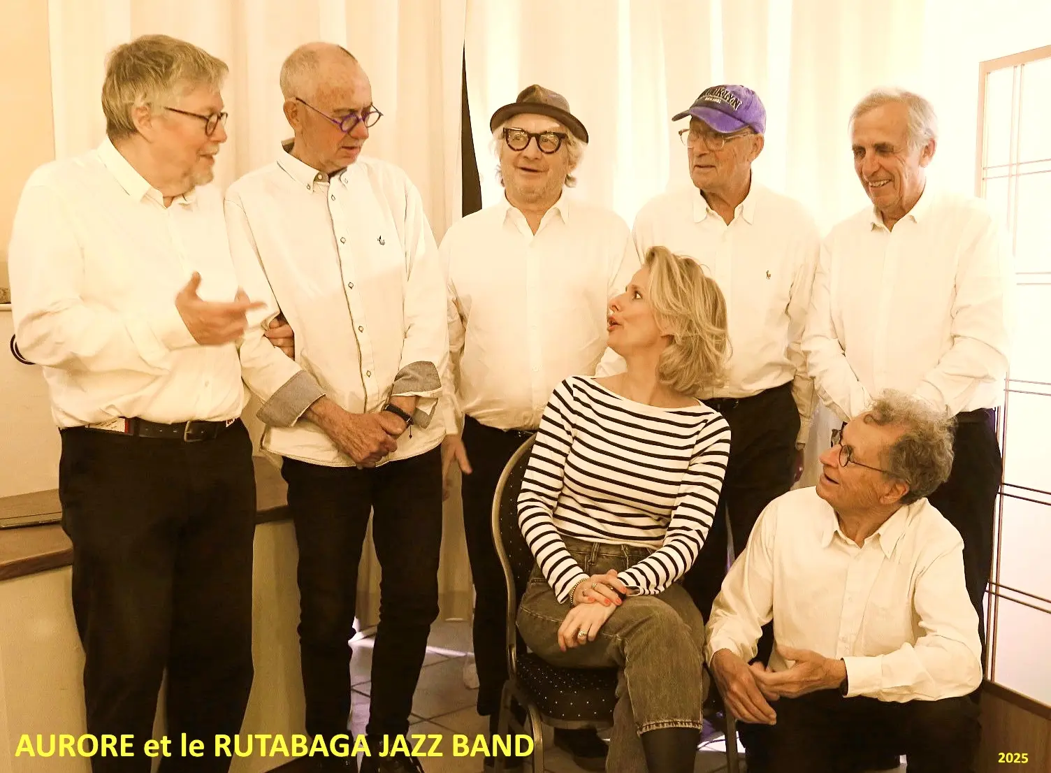 Concert du Rutabaga Jazz Band et Aurore, jazz et chanson de la Nouvelle Orléans