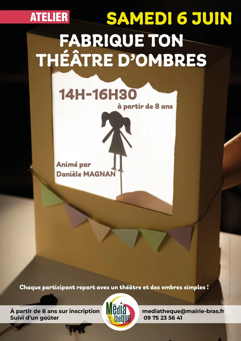 Atelier : Fabrique ton théâtre d'ombres (A partir de 8 ans)
