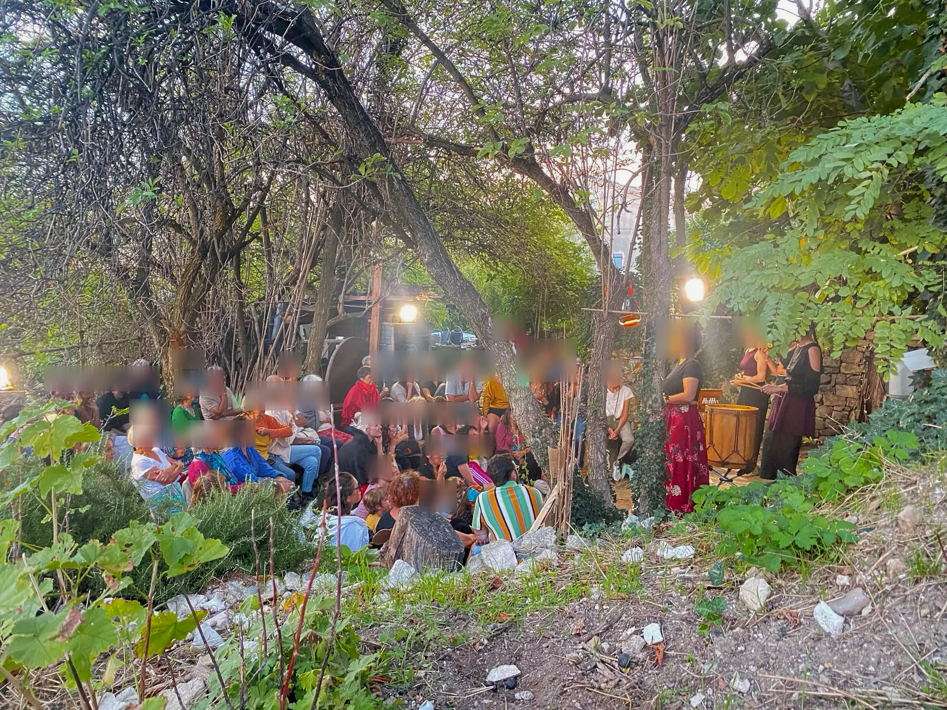 Scène ouverte au jardin de l'Ubac