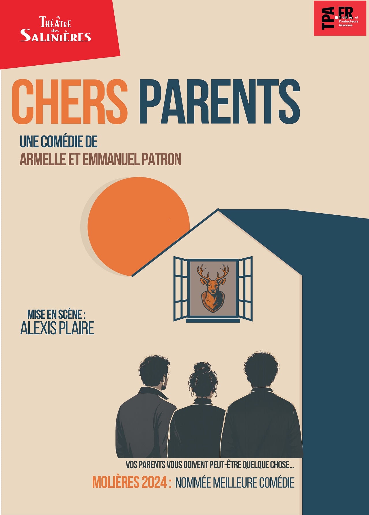 Théâtre - "Chers parents" Comédie d’Emmanuel et Armelle Patron