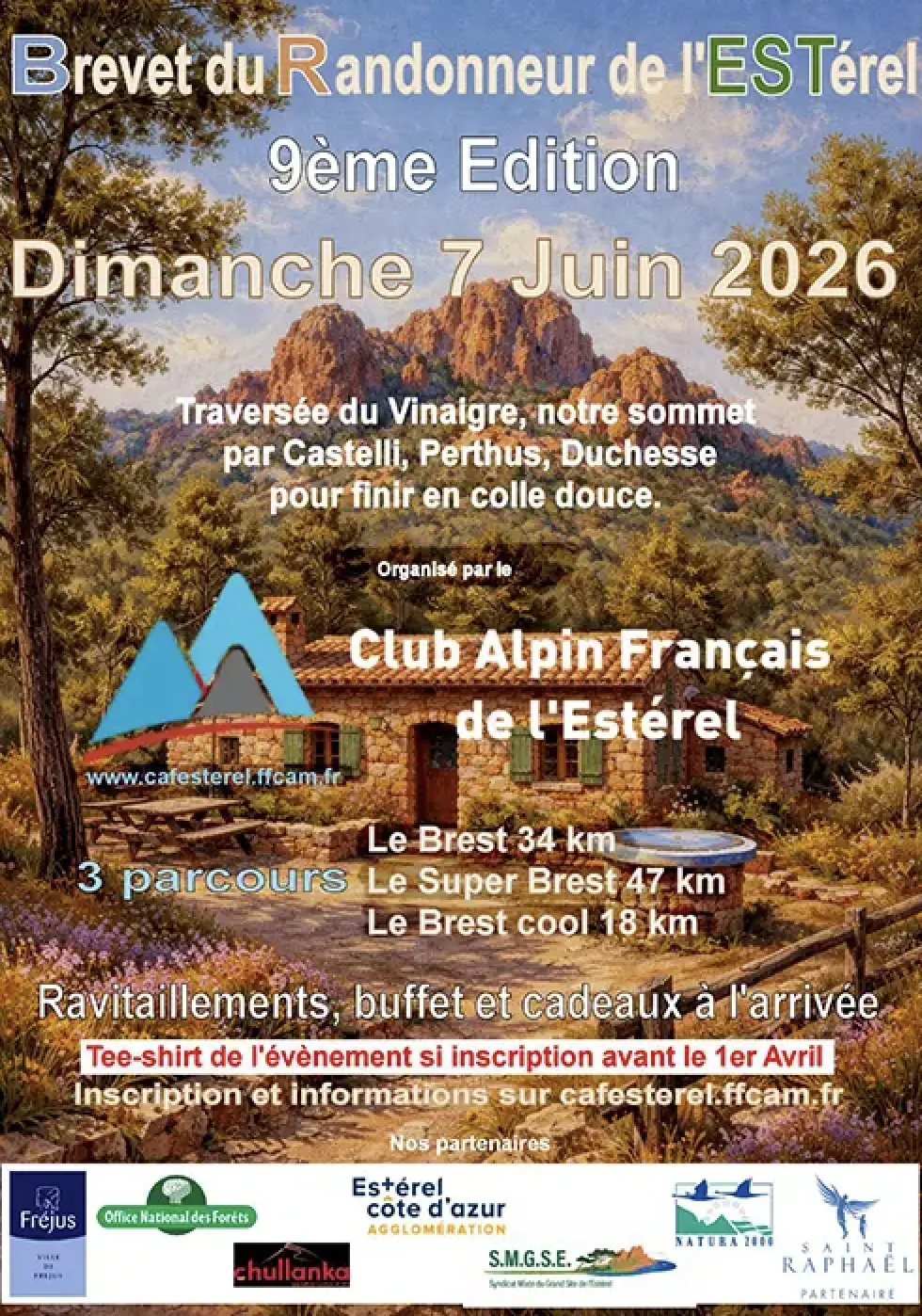 Brevet du randonneur de l'Estérel