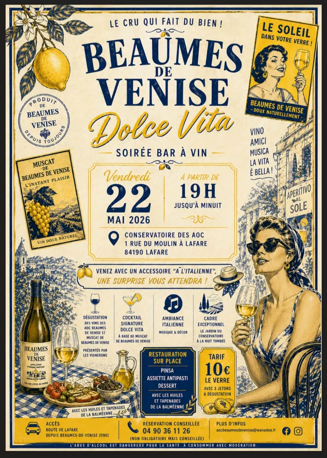 Soirée bar à vins : Dolce Vita