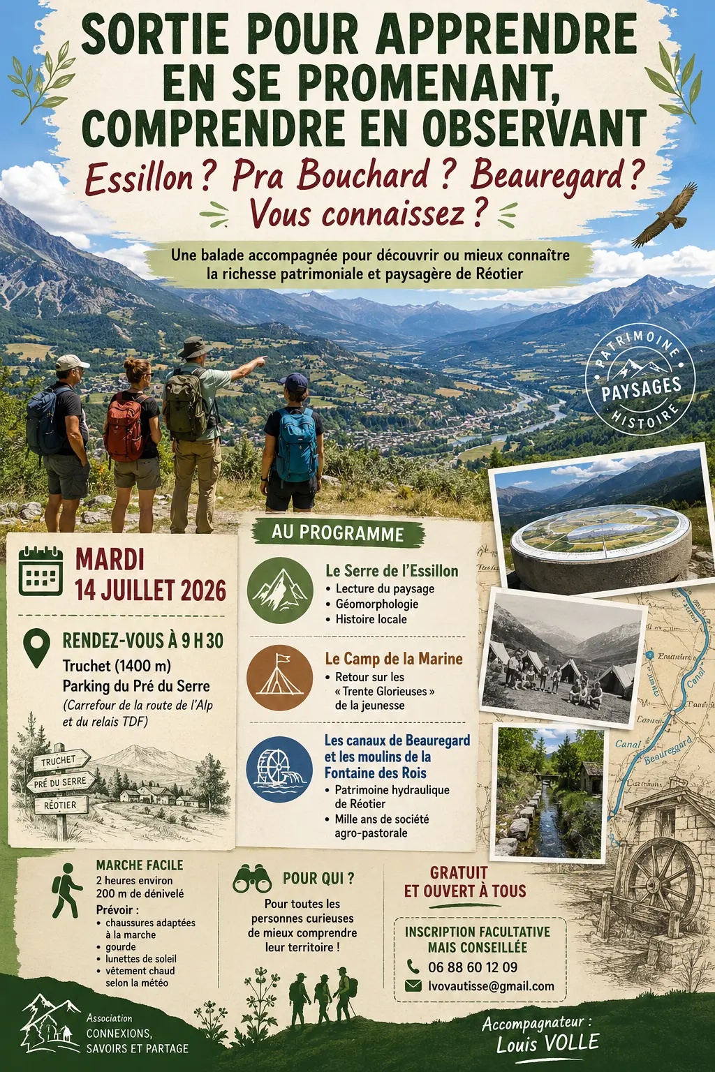 Sortie pour apprendre en se promenant