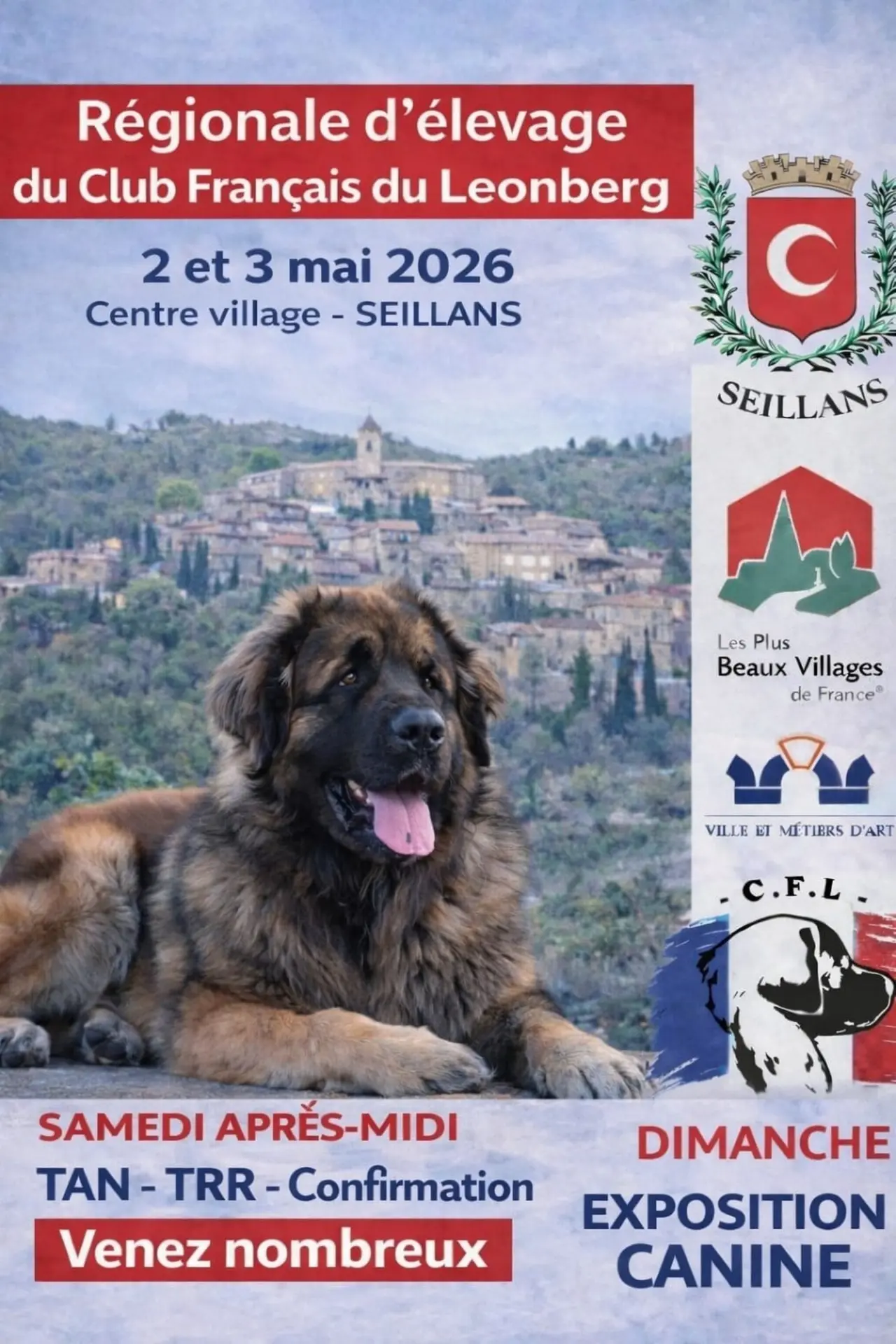 Exposition canine du Club Français du Leonberg