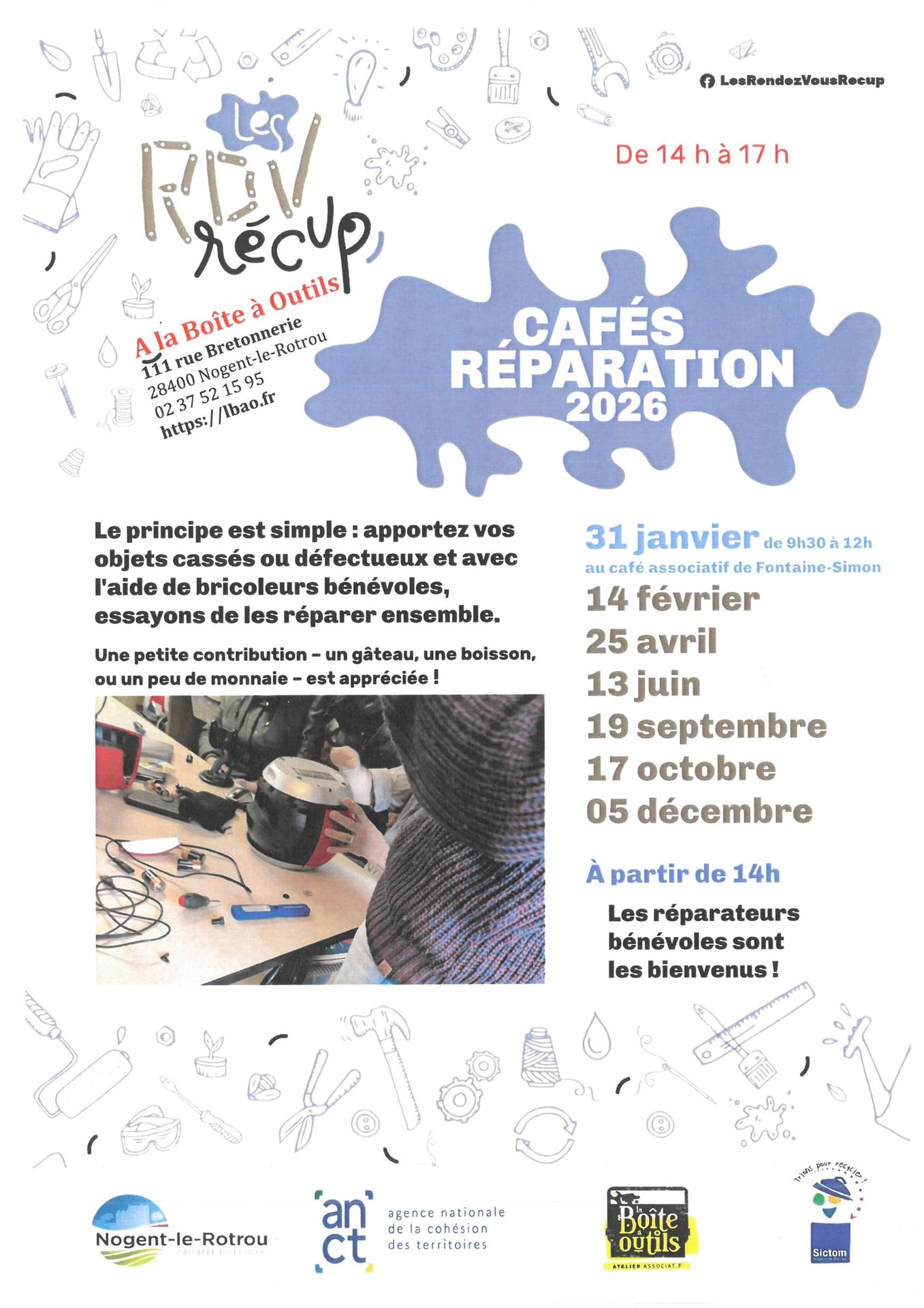 RDV récup - Café Réparation