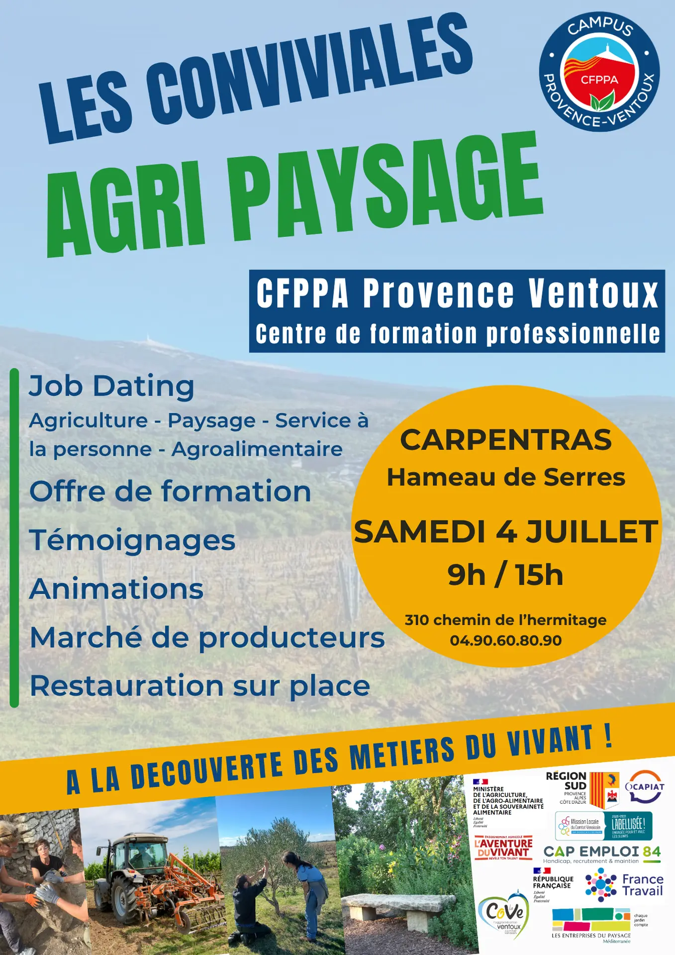 Les Conviviales Agri paysage : A la découverte du vivant