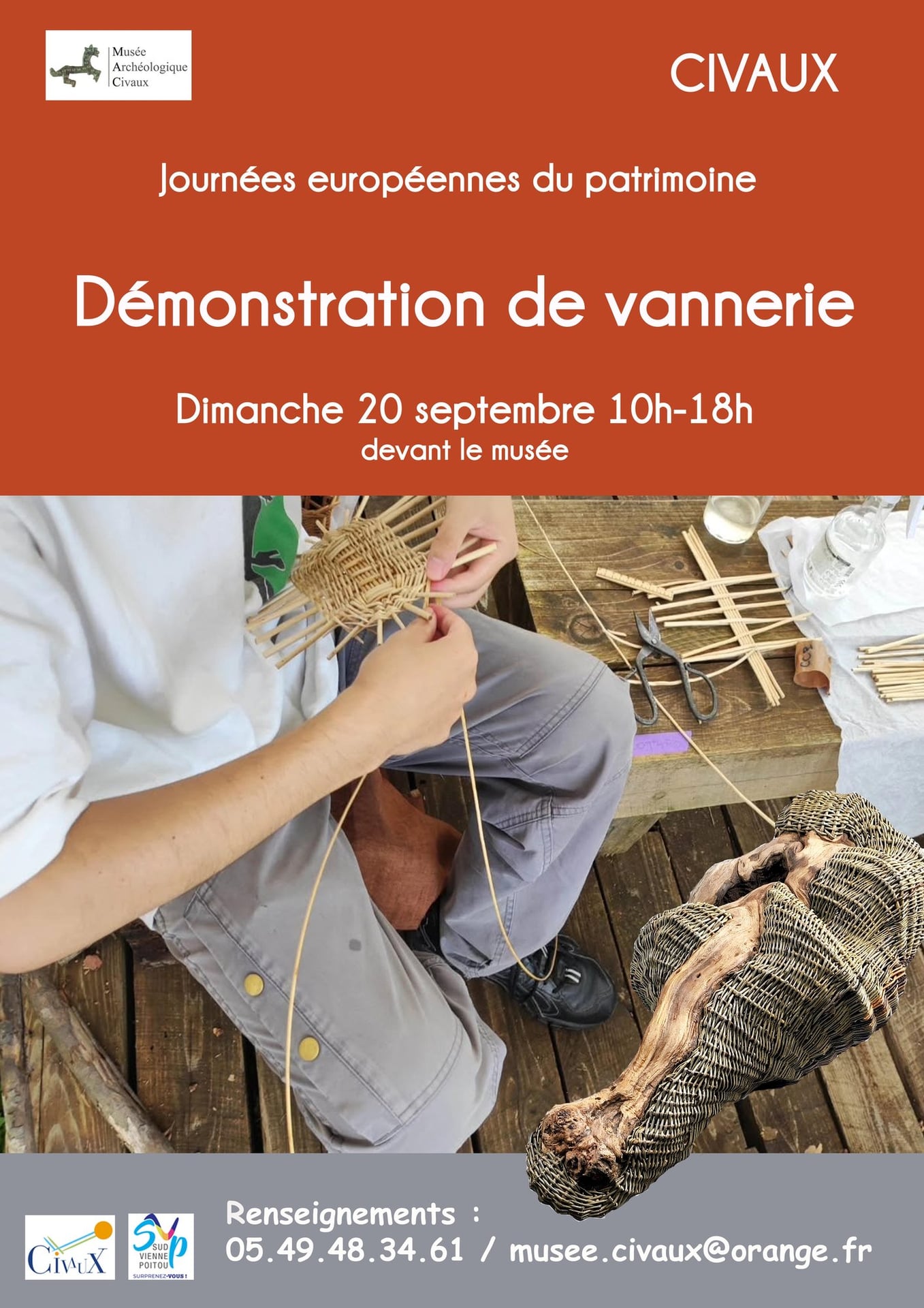 Démonstration de vannerie