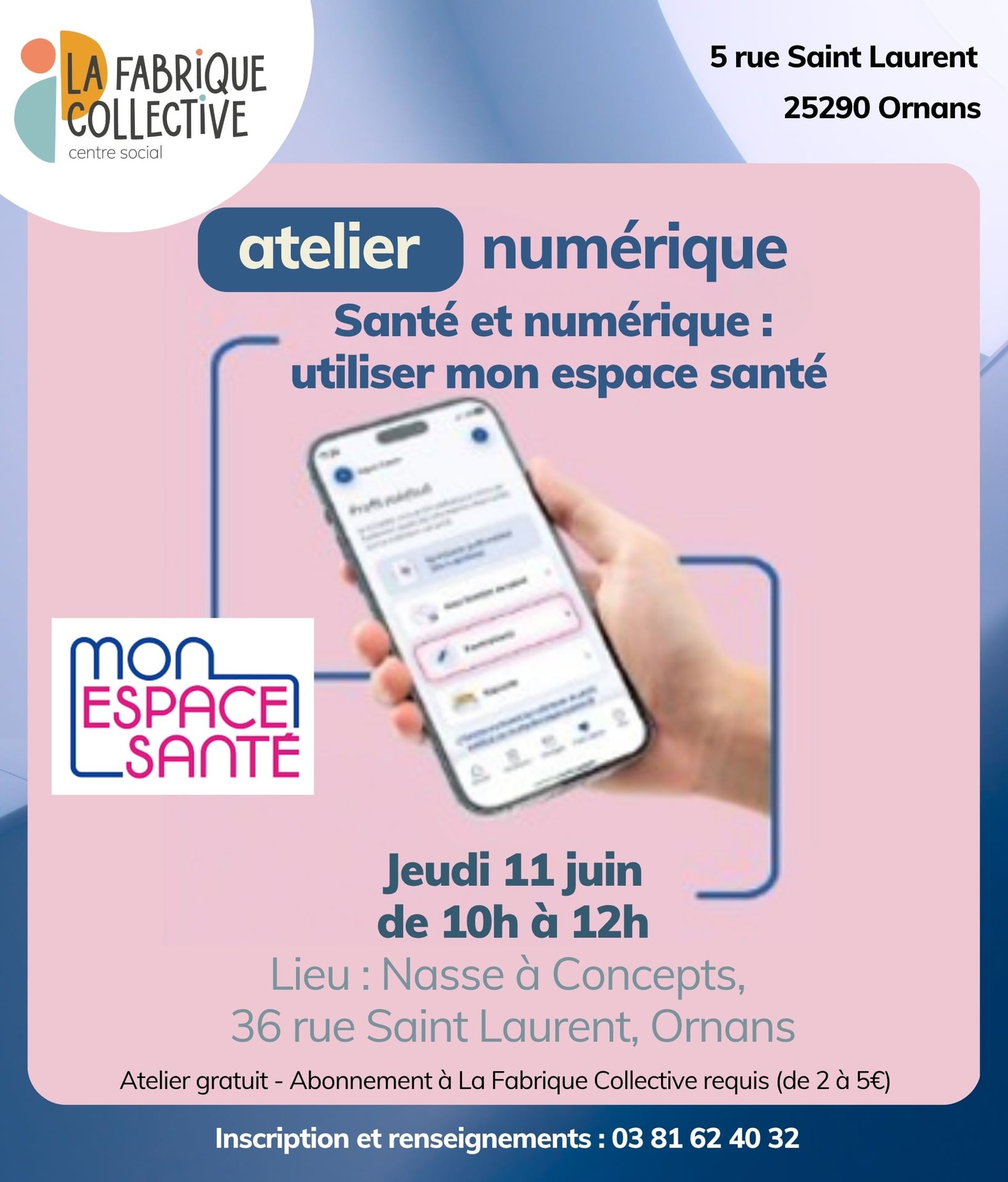 Atelier numérique : utiliser Mon Espace Santé