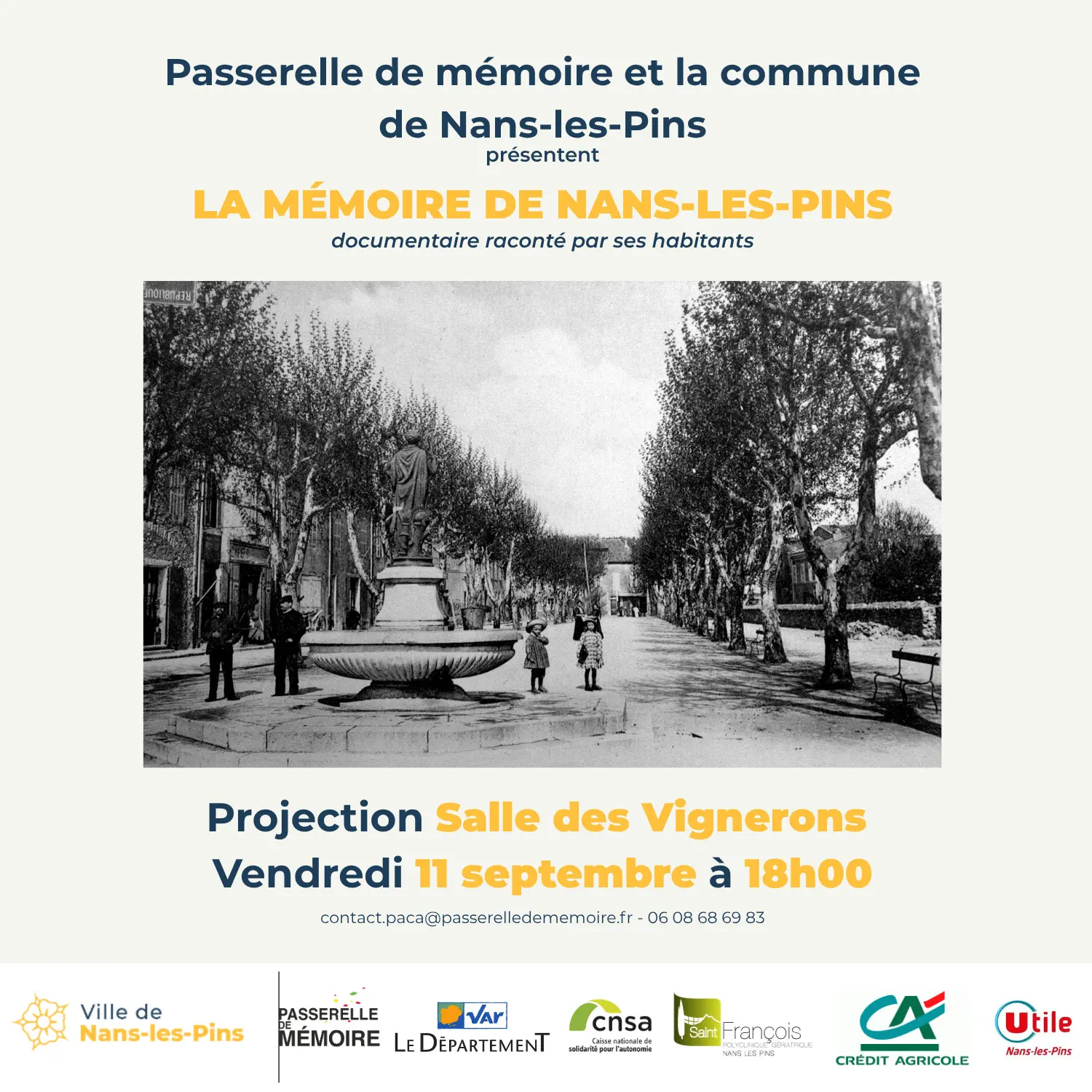 Projection du documentaire : La mémoire de Nans
