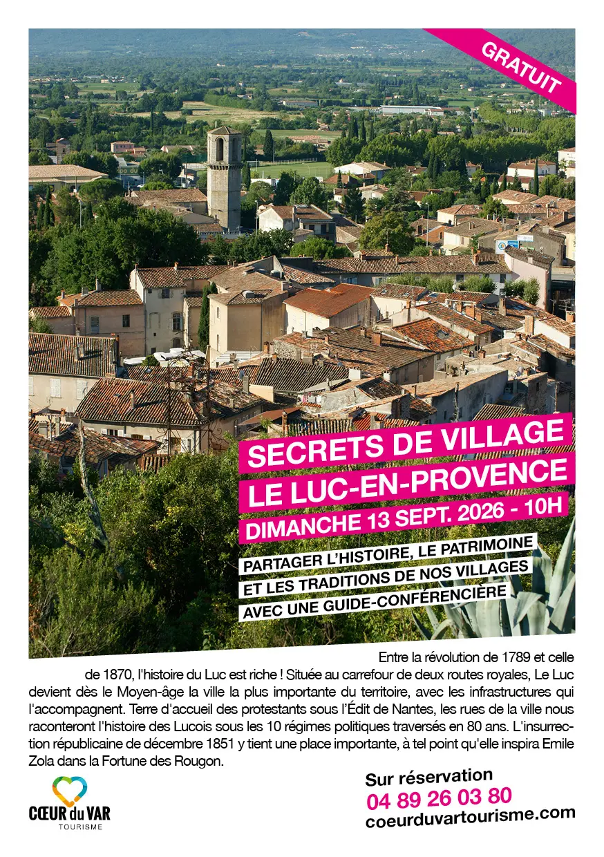 Balade commentée "Secrets de village" au Luc