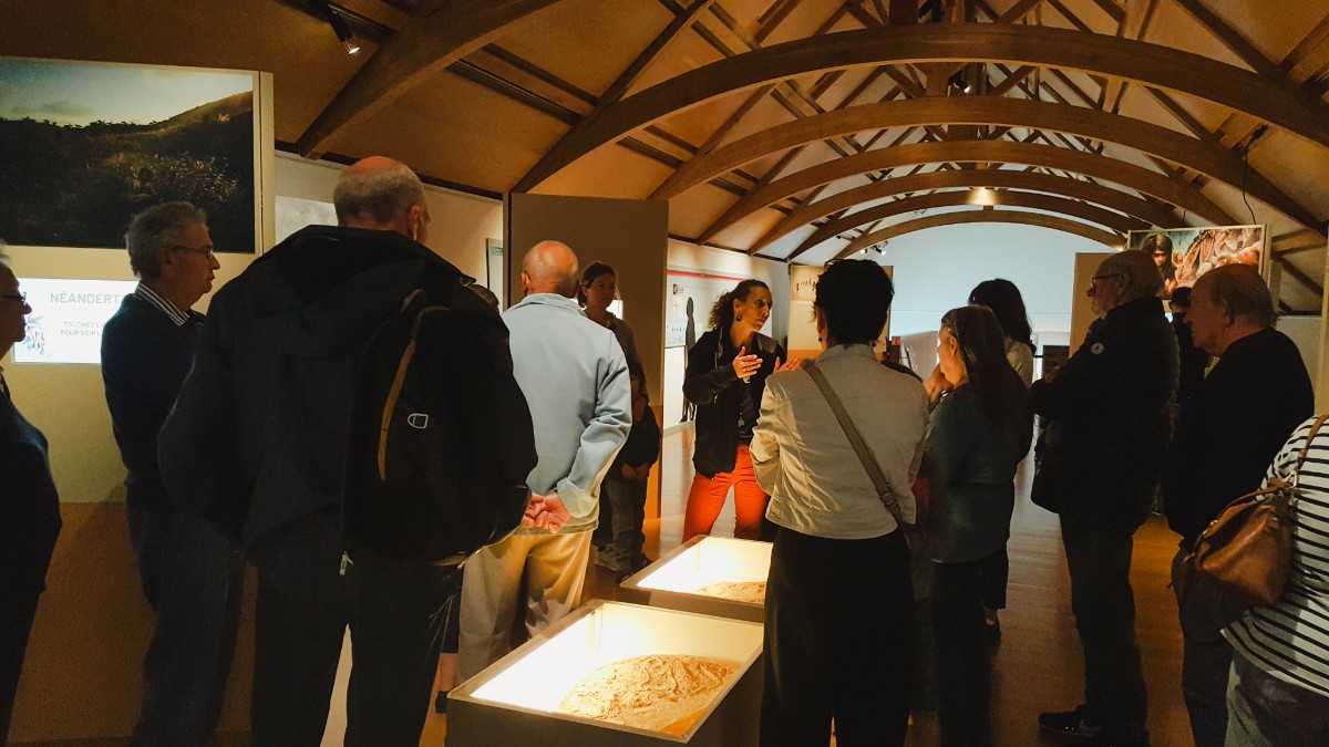 Visite commentée de l'exposition "Le monde fascinant des fossiles" (spéciale familles)
