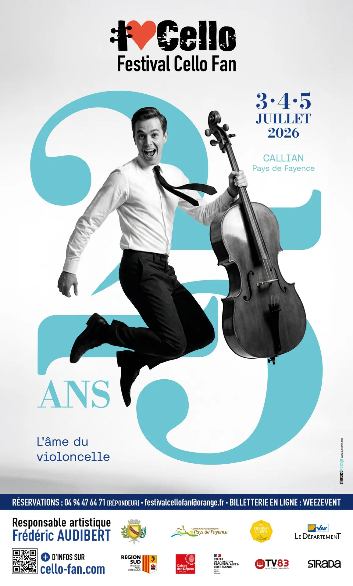 Festival CELLO FAN - Concerts à CALLIAN - 25°édition