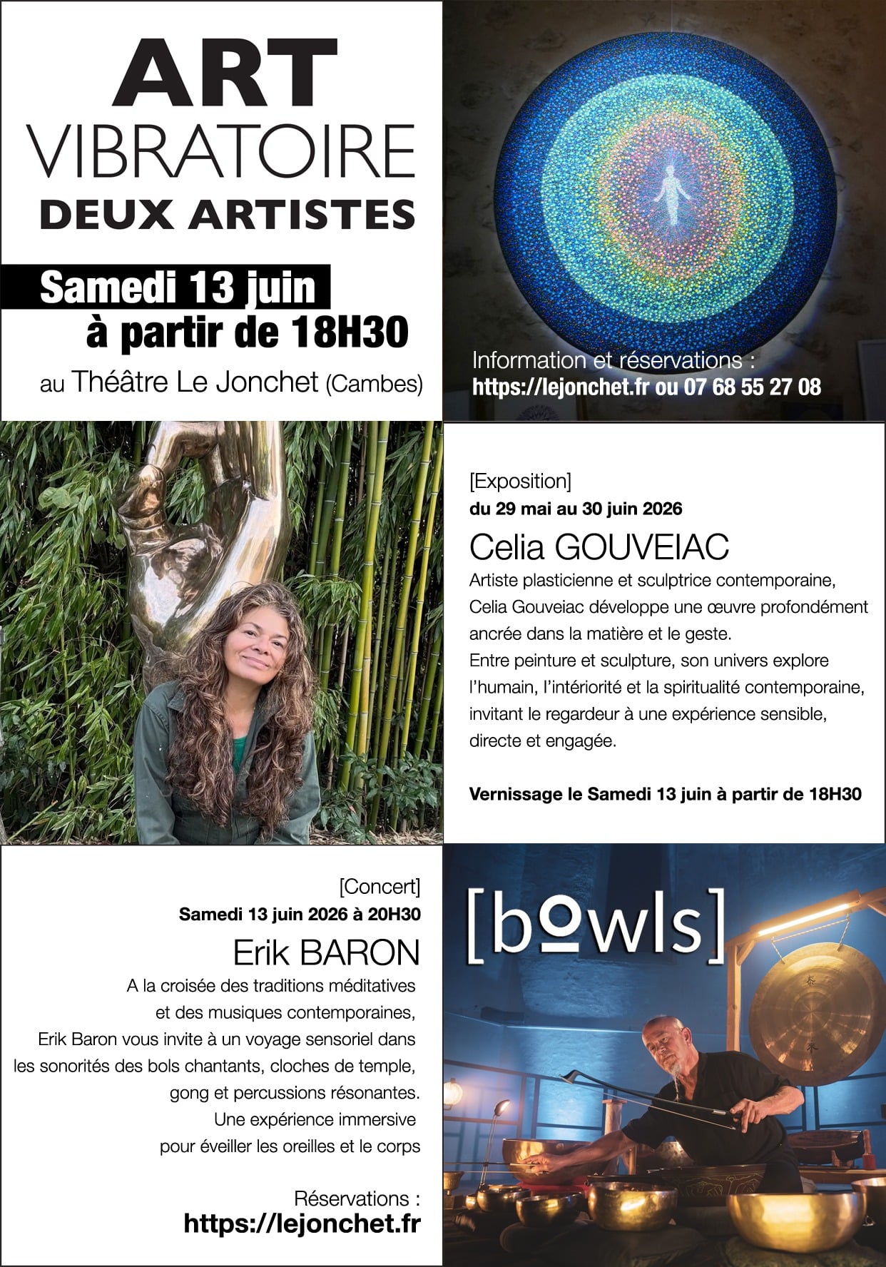ART VIBRATOIRE - Deux artistes